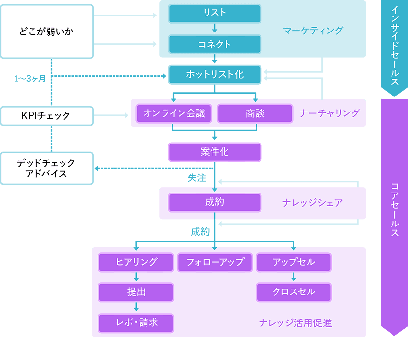 インサイドセールス コアセールス